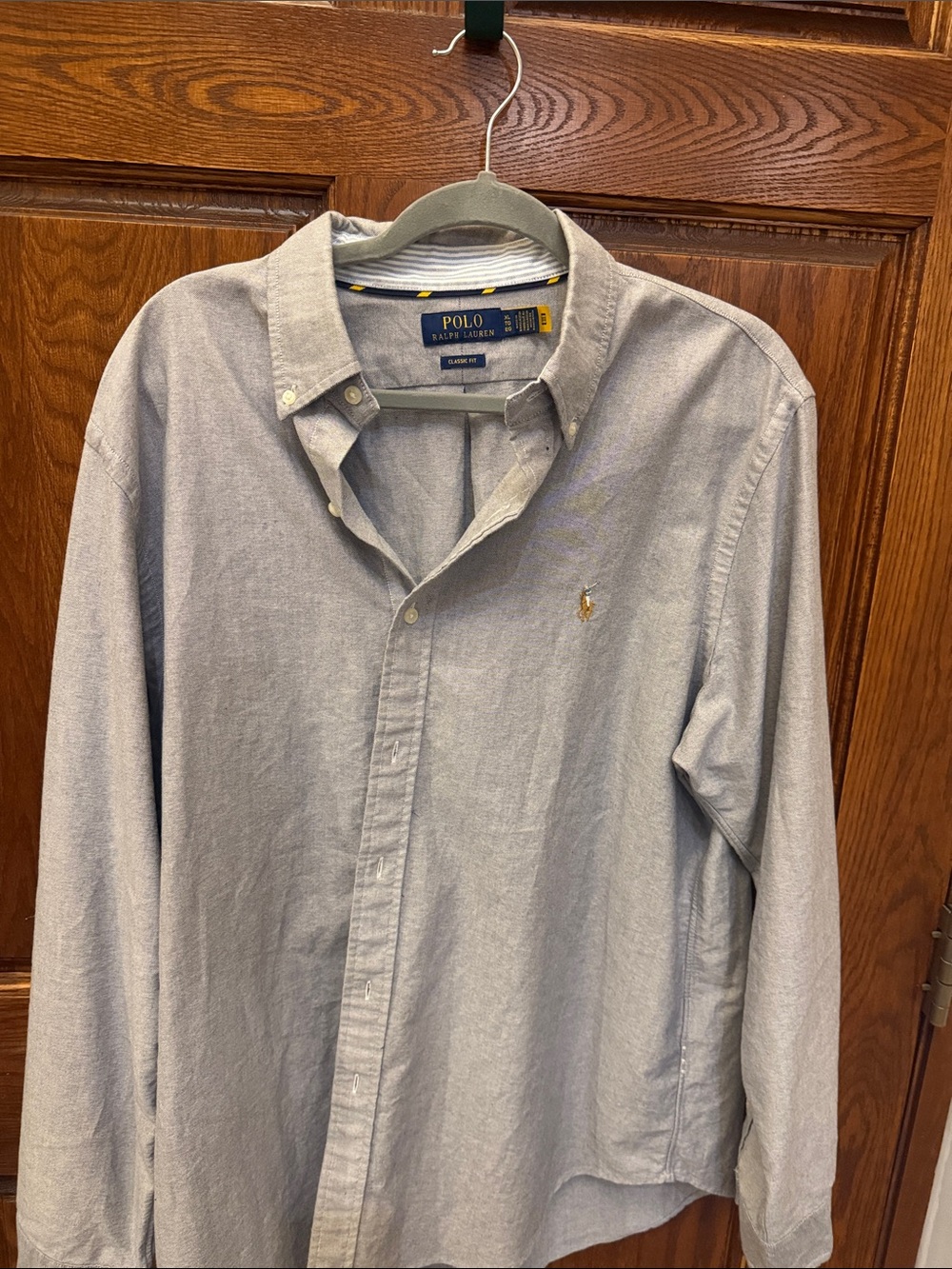 Polo by Ralph Lauren Light Blue Oxford Button-Down Shirt with Embroidered Pony